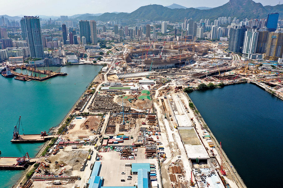 ◆耗資約300億元的啟德體育園預期2023年年底起陸續完工。