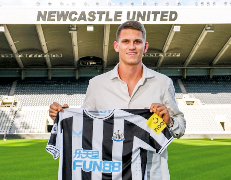 ◆ 保治文是紐卡素今夏的第三簽。紐卡素圖片