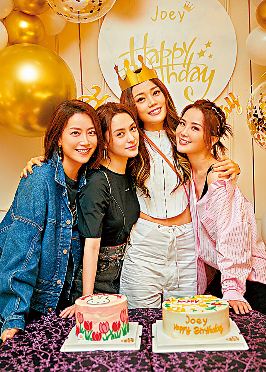 ◆霍汶希與阿嬌、容祖兒、阿Sa關係親密。