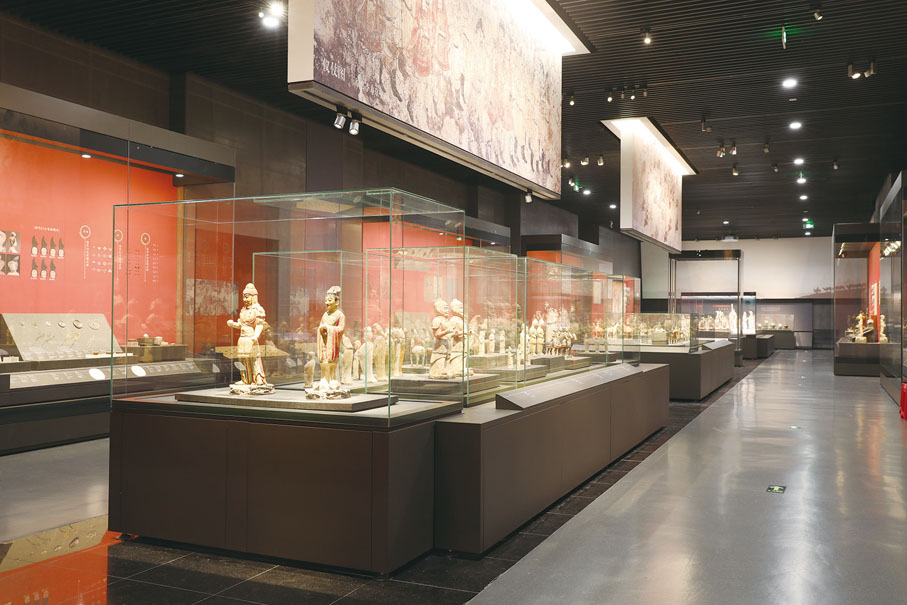 ◆ 陝西古代文明展廳。