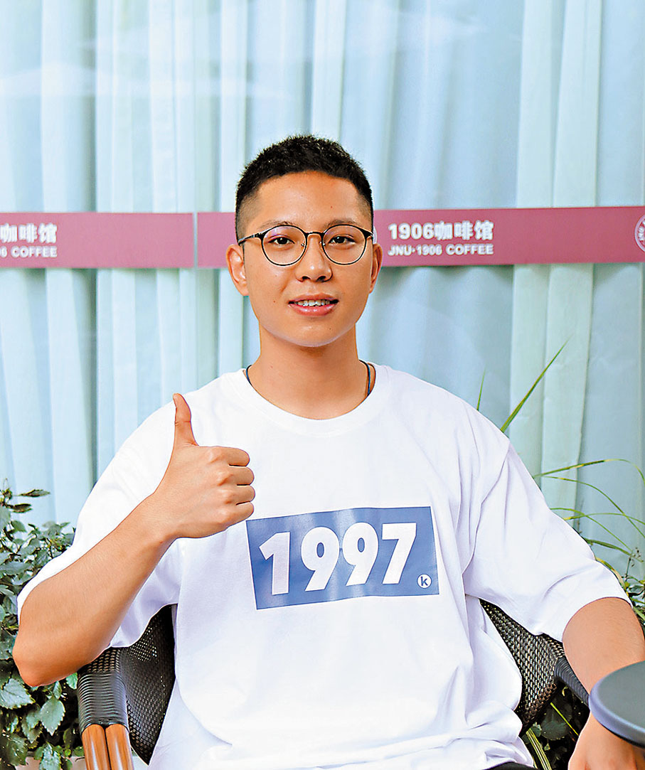 ◆暨南大學力學與建築工程學院在讀碩士謝彬華。受訪者供圖