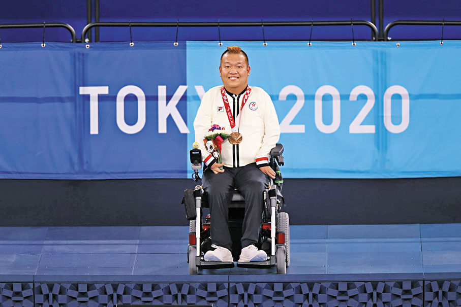 ◆梁育榮已把目標放到巴黎奧運。  殘奧會圖片