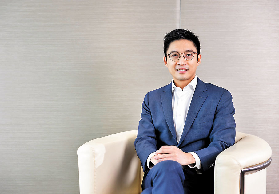 ◆霍啟山年紀輕輕已與體育界有着密不可分的關係。 受訪者供圖