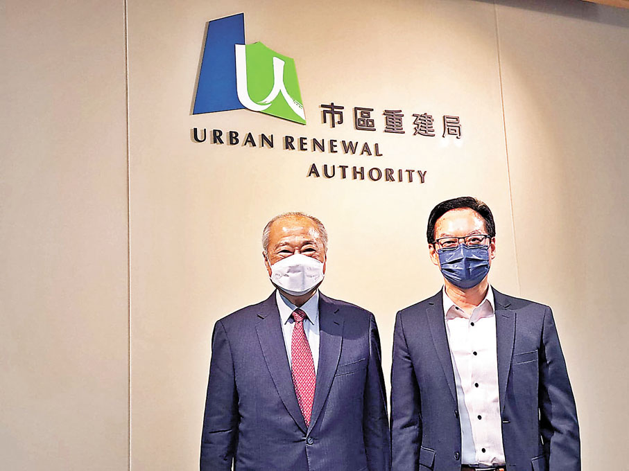 ◆左起:周松崗、韋志成。 香港文匯報記者 攝