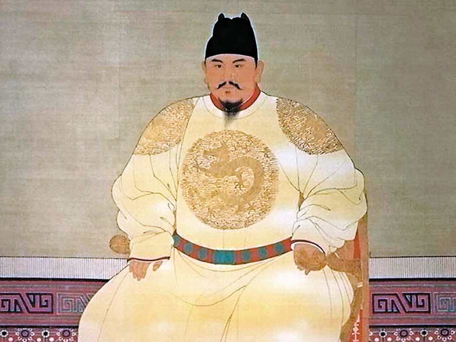 ◆ 藍玉雖然是明朝開國名將，但最終被朱元璋所殺。圖為朱元璋畫像。 資料圖片