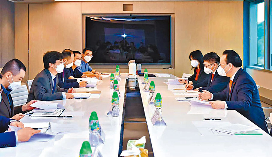 ◆ 中國科學院香港創新研究院專題座談會現場。 中聯辦網站圖片