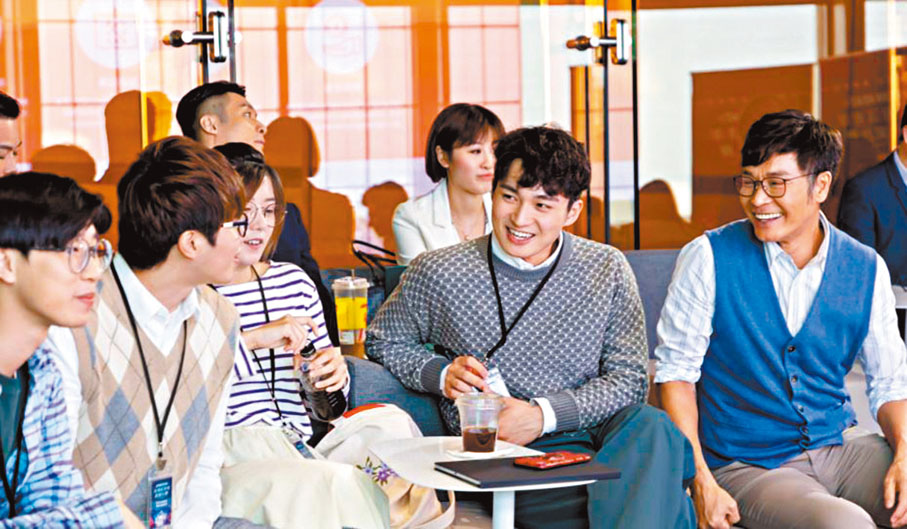 ◆劇中匯聚眾多年輕演員，相處融洽。