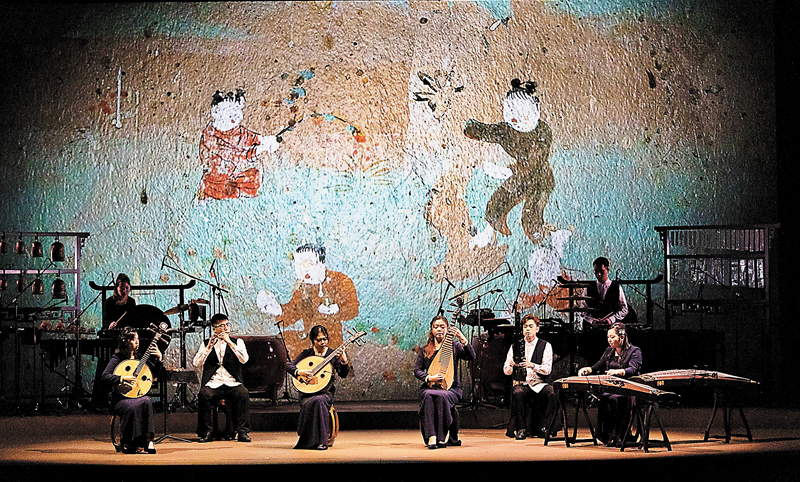 ◆甘聖希創作的《敦煌》樂章以敦煌民間生活為主要元素。