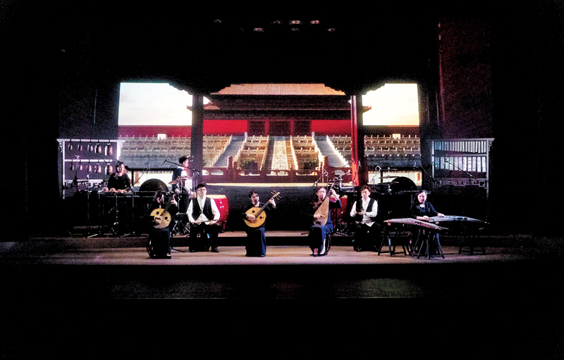 ◆朱啟揚創作的《故宮》樂章體現出皇家建築的威嚴感。