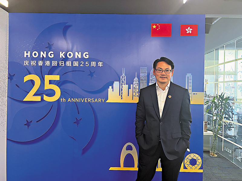 ◆盧建能指內地是香港堅實的後盾，香港融入國家發展大局是關鍵。