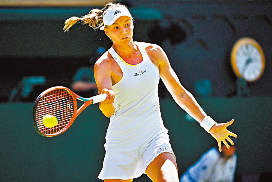 ◆拉芭堅娜沉應戰。 法新社