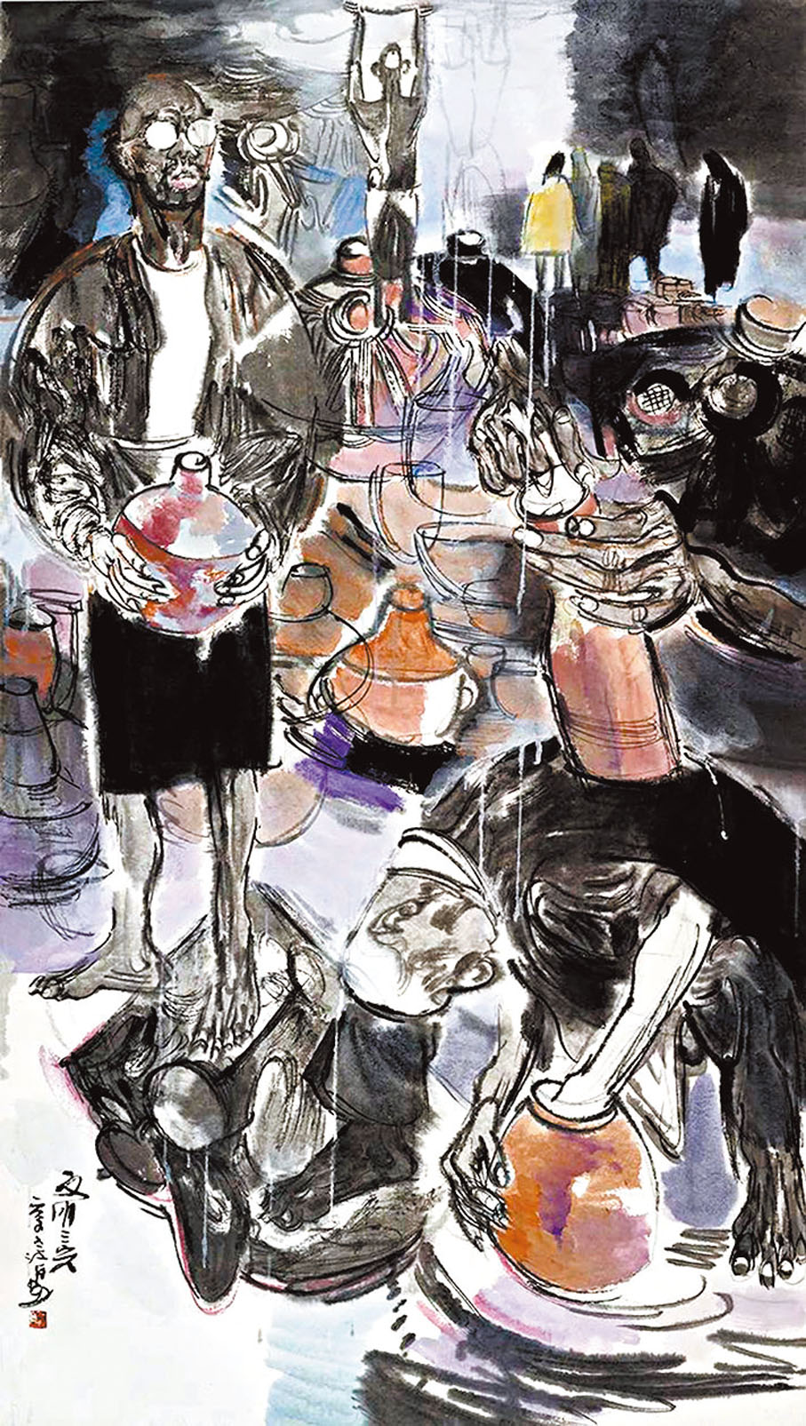 ◆張江舟作《文明之光》