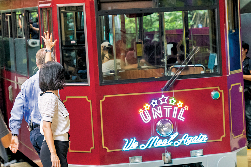 ◆第五代山頂纜車自1989年開始服務至去年6月。