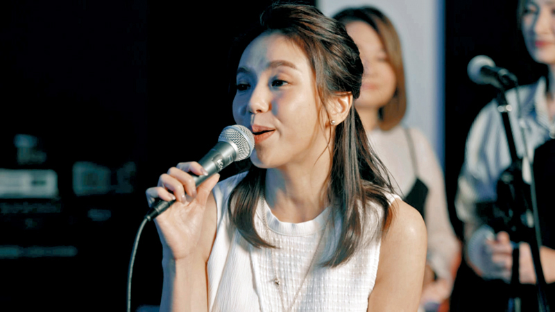 ◆ Cathy在節目中展示美妙歌聲，證明依然唱得。