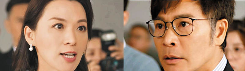 ◆ 陳煒與郭晉安爭論的場口，看得觀眾好投入。