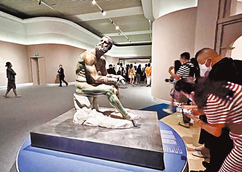 ◆展覽現場。 中通社圖