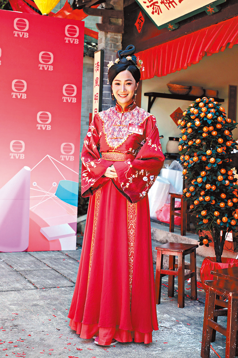 ◆ 朱智賢拍戲時狂喝水避免中暑。