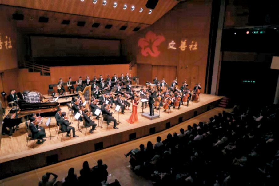 ◆楊宇思在文善社的演出中。