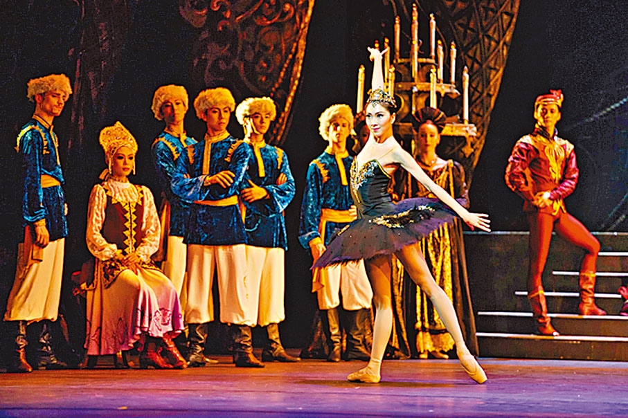 ◆吳菲菲在《天鵝湖》飾黑天鵝。 攝影：Wayne Hu