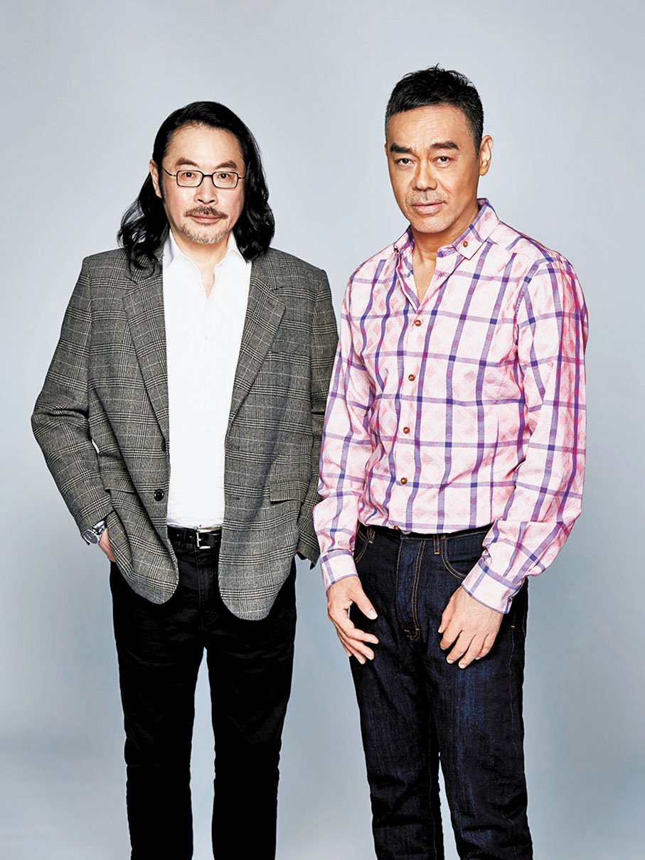 ◆韋家輝(左)與劉青雲已有數十年的合作累積情誼。