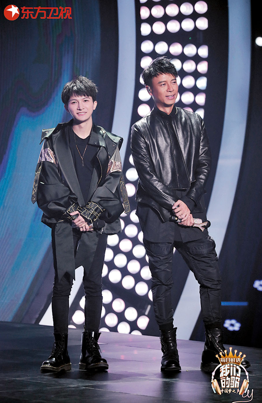 ◆周深與李克勤搭檔的歌唱組合一鳴驚人。