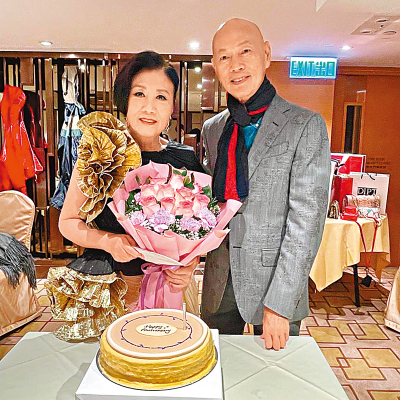 ◆羅家英與汪明荃結婚13年。 