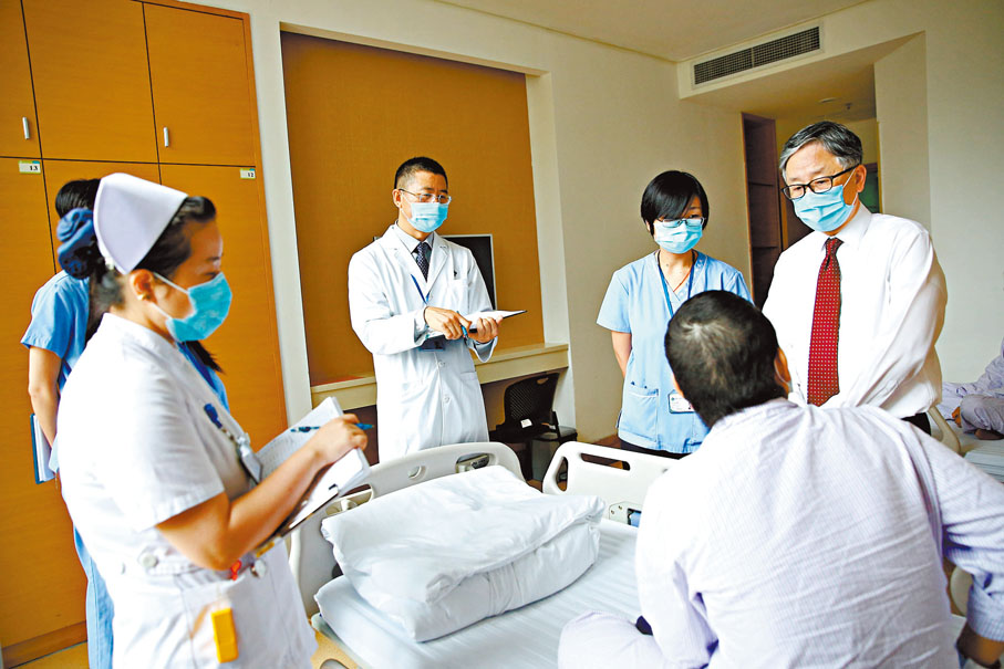 ◆朱知梅在香港大學深圳醫院工作。