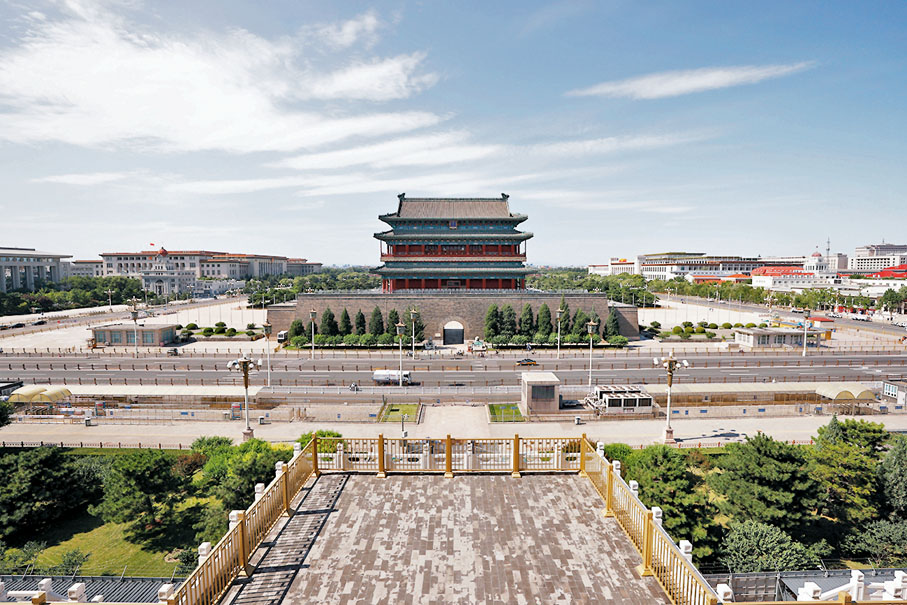 ◆今年北京將啟動正陽門城樓的修繕工作。圖為北京正陽門。 中新社