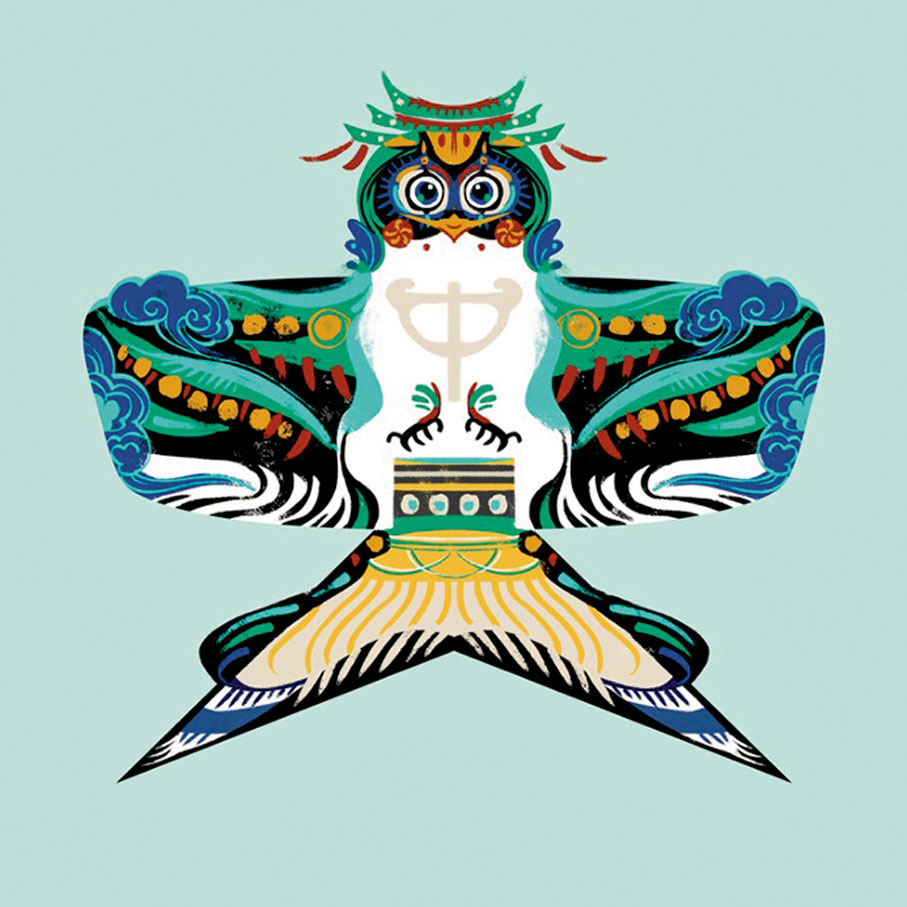 ◆北京中軸線申遺有了首個數字形象——「北京雨燕」。圖為部分「北京雨燕」數字藏品。網上圖片