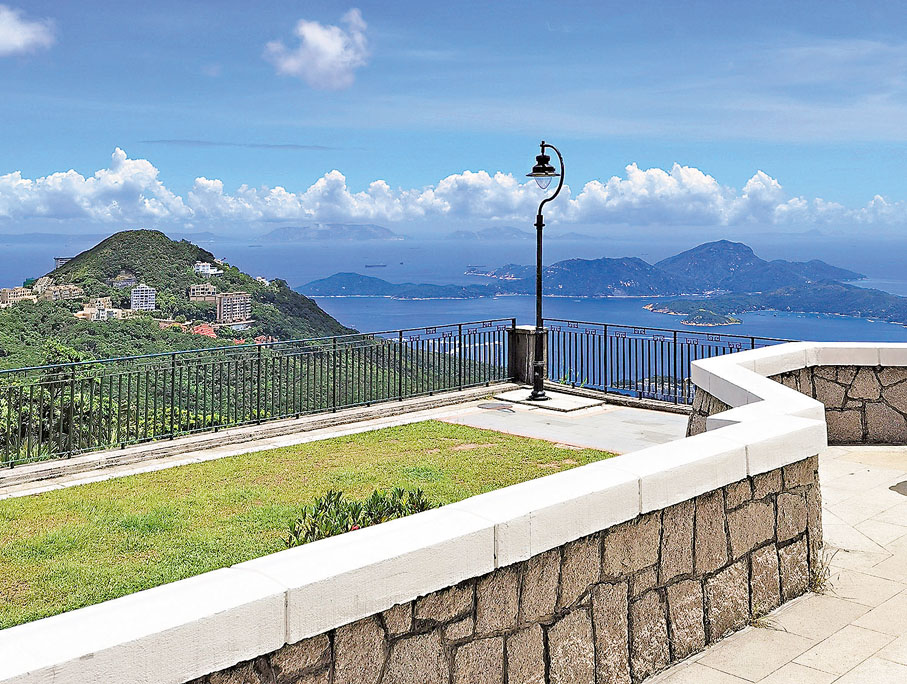 ◆太平山頂鳥瞰博寮海峽。 作者供圖