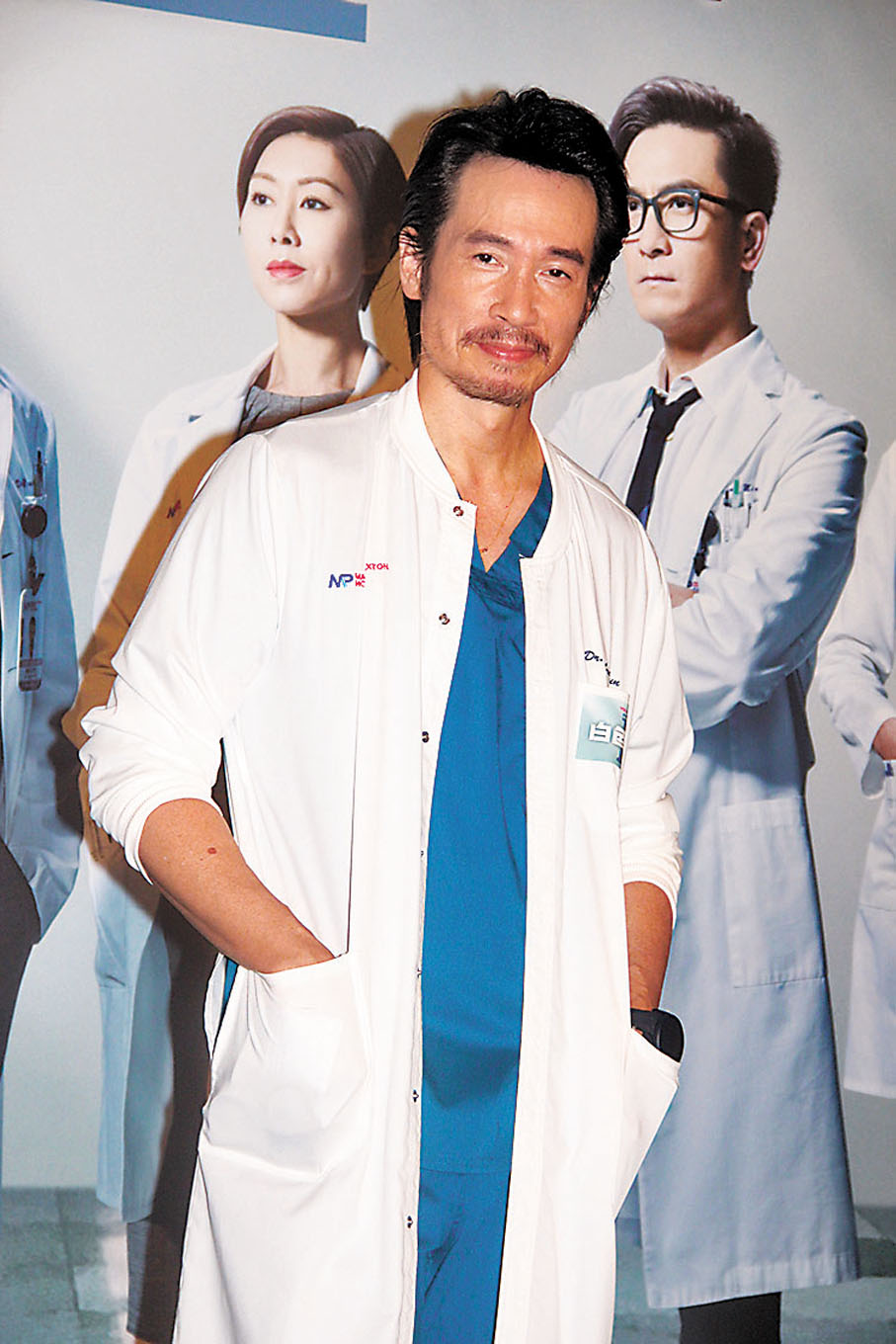 ◆ 陳豪在劇中表面上桃花極旺。