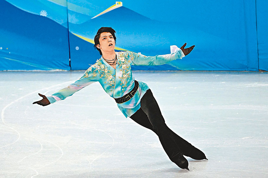 ◆羽生結弦一幕幕的精彩滑冰片段，將會永留經典。法新社