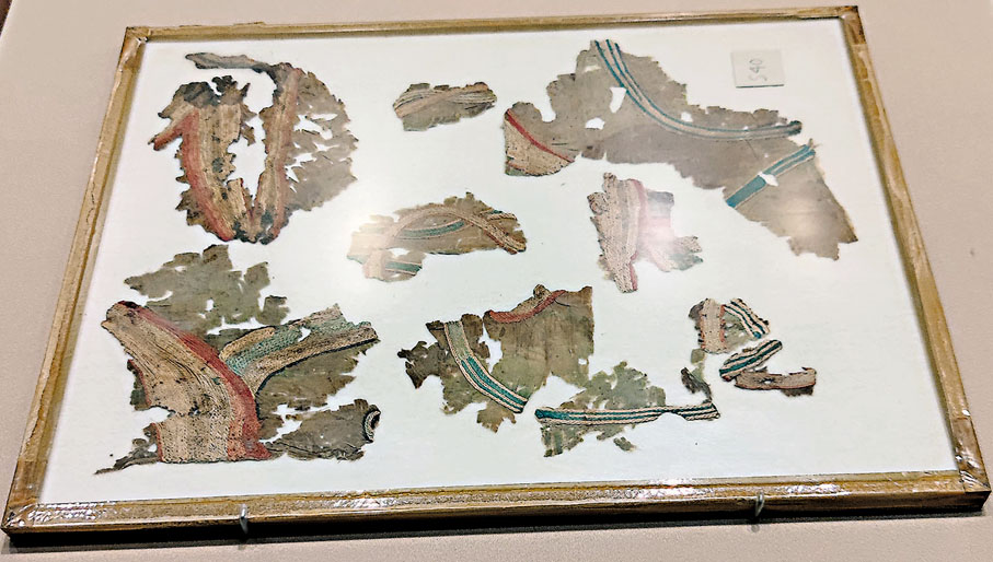 ◆絲綢織物  羅馬時期（公元1-3世紀）。