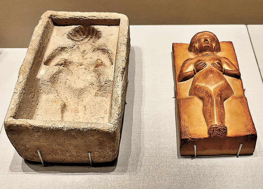 ◆烘焙模具 青銅時代中期（公元前2000-前1600年）。