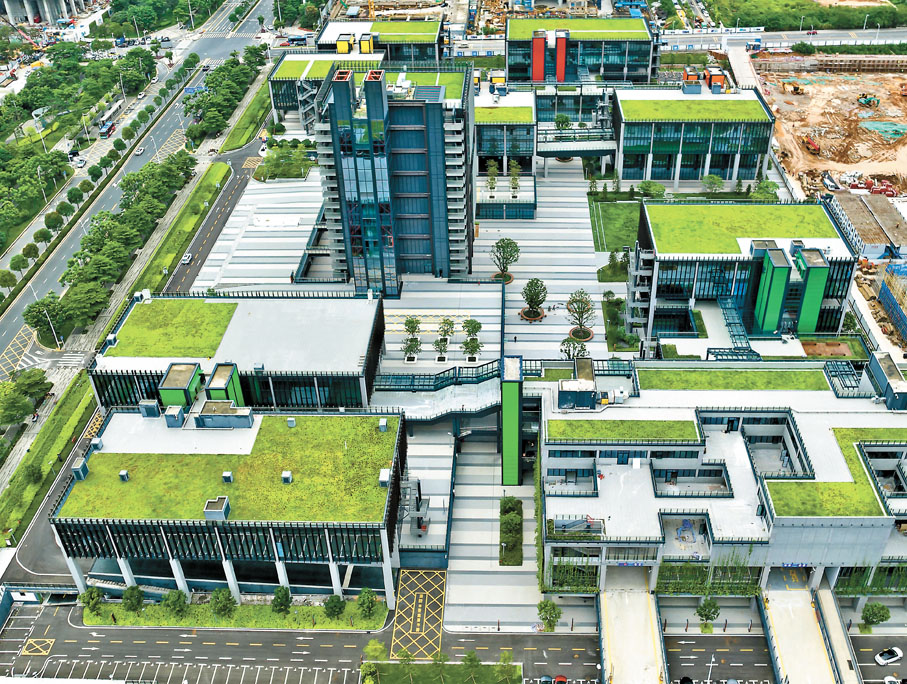 ◆前海深港青年夢工場北區鳥瞰圖。受訪者供圖