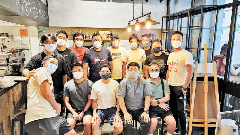 ◆ 港超教練日前舉行茶會,就聯賽安排等交換意見。 教練協會供圖