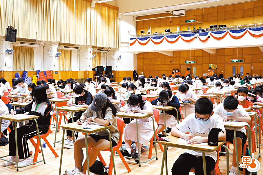 ◆魯迅青少年文學獎香港賽區決賽昨日在仁濟醫院王華湘中學舉辦。 點新聞圖片