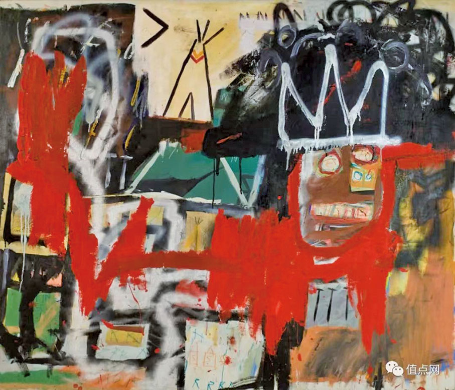 ◆巴斯基亞《無題》拍出逾億元。