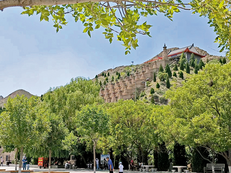 ◆一百零八塔全貌