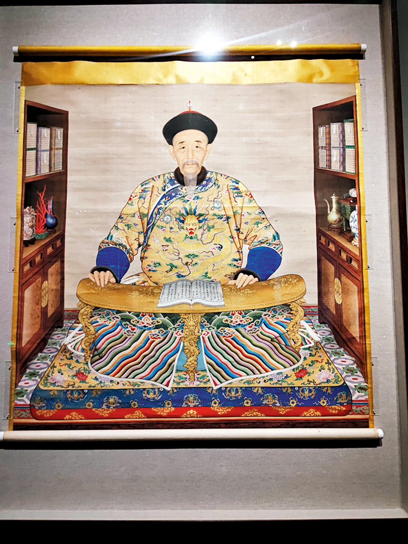 ◆清代《康熙書房坐像》
