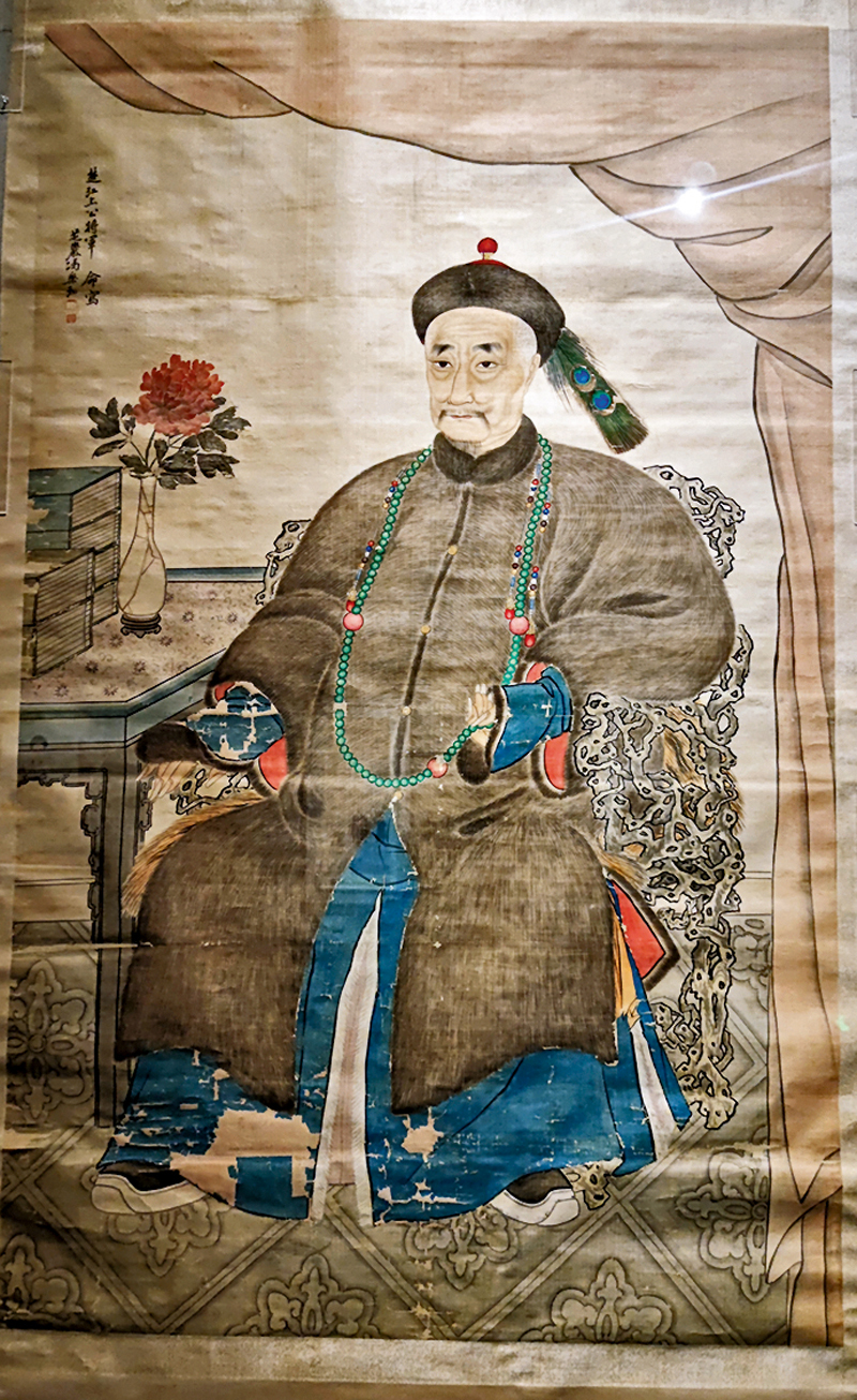 ◆清代  馮樂初《楚江上公將軍像》