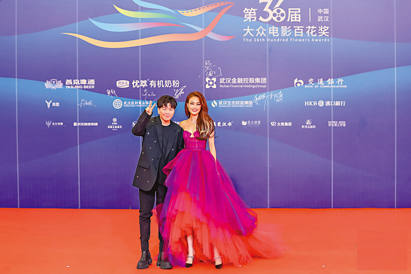 ◆ 容祖兒（右）、常石磊擔任表演嘉賓。 主辦方供圖