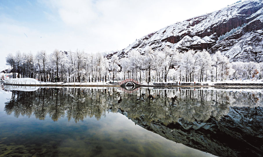 ◆ 隆冬的雪景,適合用來營造孤獨的氣氛。 資料圖片
