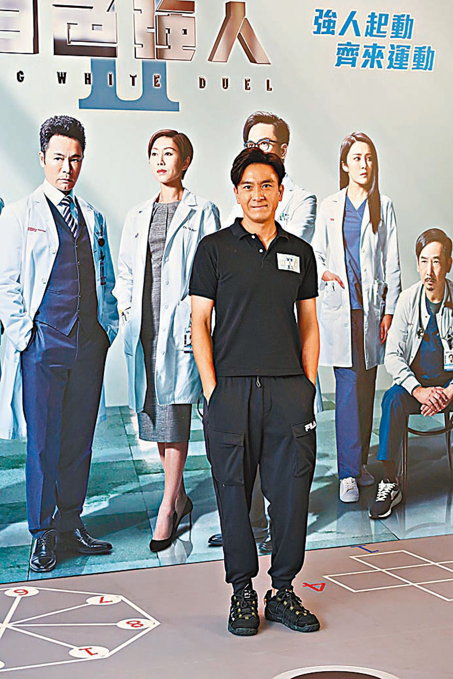 ◆馬明對於劇集收視報捷，感到好鼓舞。