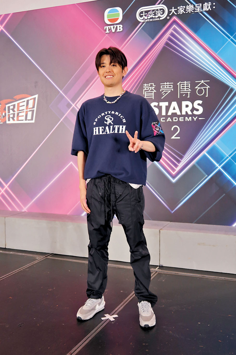 ◆被淘汰的學員金永衡昨日亦有現身。