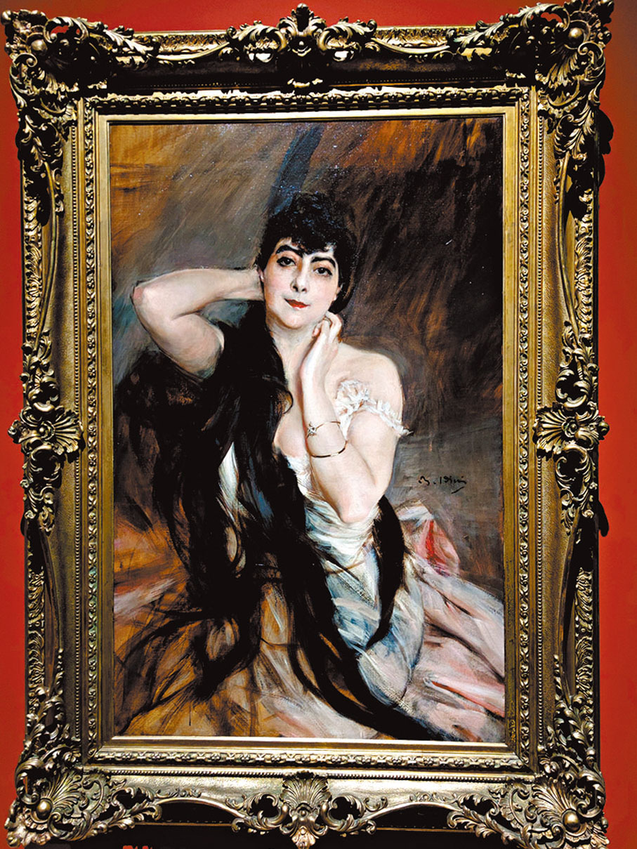 ◆博爾迪尼《羅斯福·呂塞侯爵夫人》。