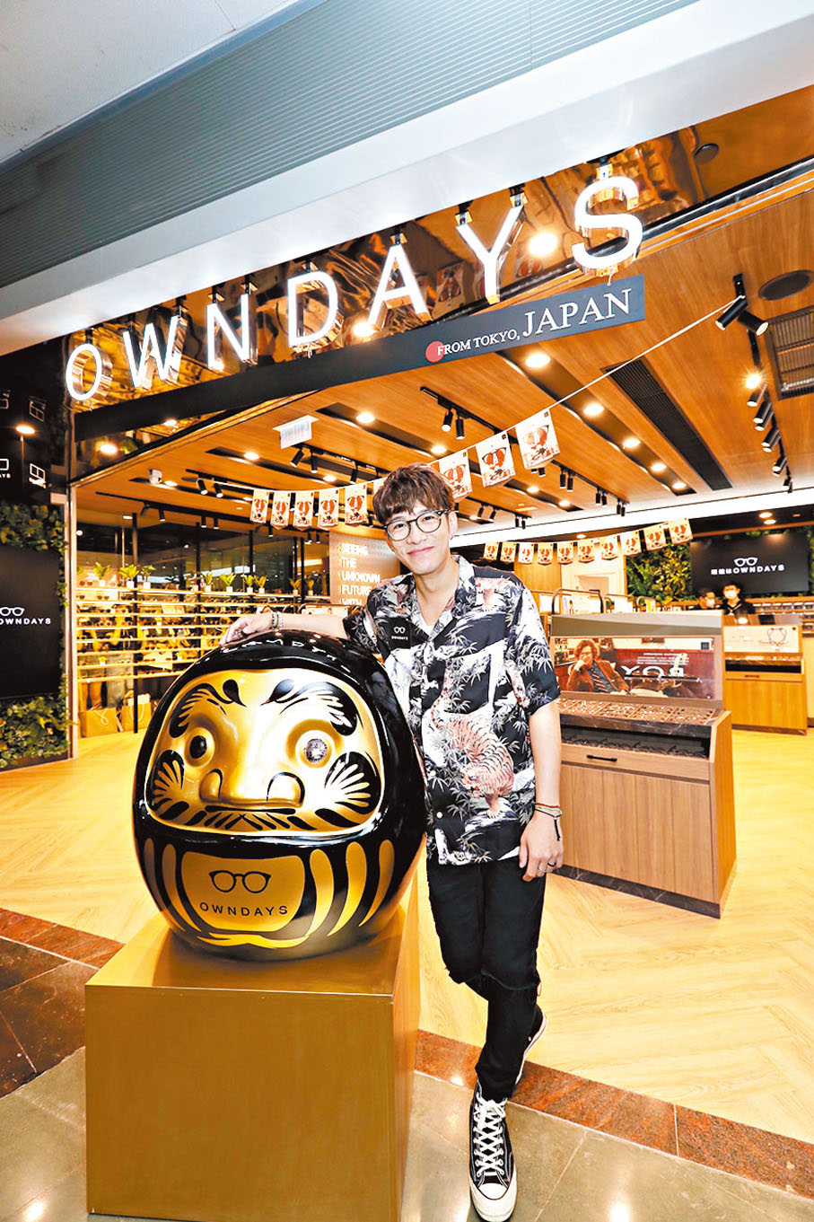 ◆佩戴John Dillinger系列，打造時尚日系眼鏡造型