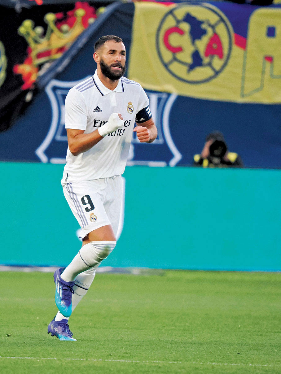 ◆賓施馬是皇馬的主力攻擊手。路透社