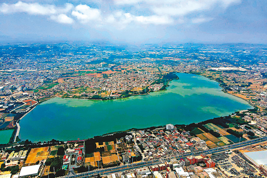 ◆ 福建向金門供水工程水源地—晉江龍湖。 資料圖片