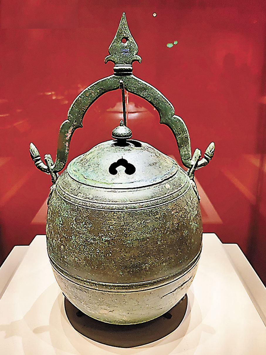 ◆青銅懸香爐。 韓國 高麗時代（公元918年—1392年）